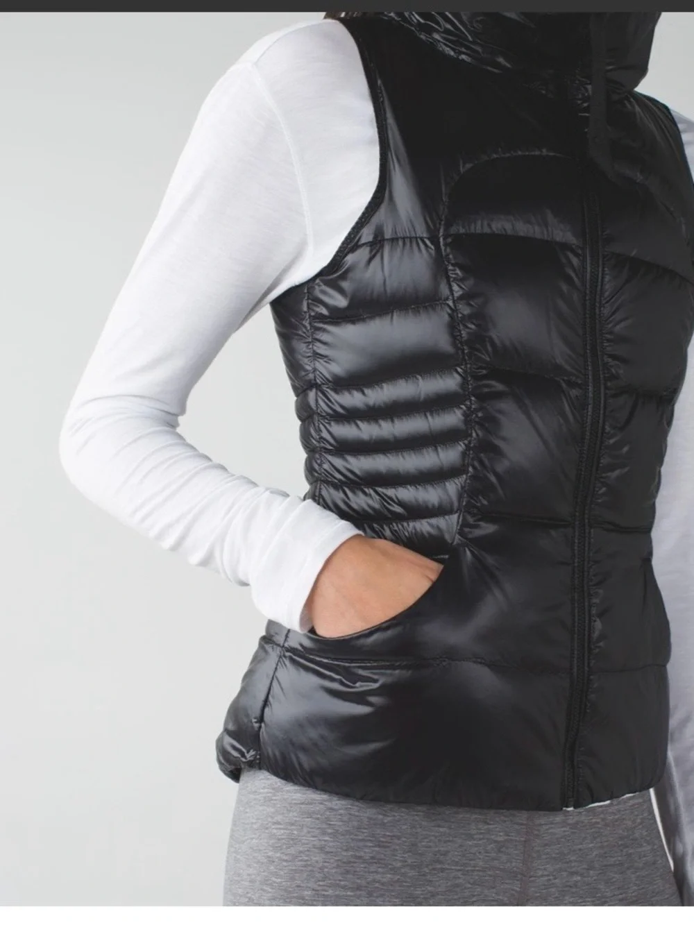 lululemon athletica Black Quilted Puffer Vest